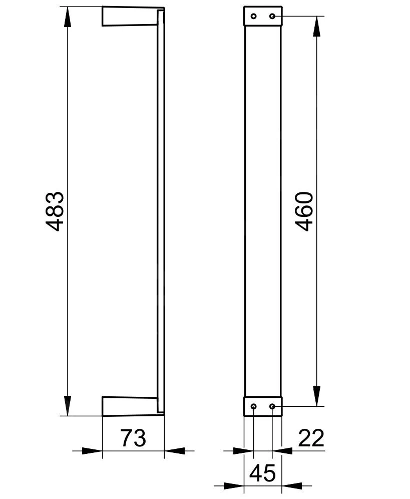 Keuco Edition 11 - Handdoekhouder Verticaal, Hoogte 460 Mm, Chroom 11170010000 2 Keuco Edition 11 - Handdoekhouder Verticaal, Hoogte 460 Mm, Chroom 11170010000 - Afbeelding 2
