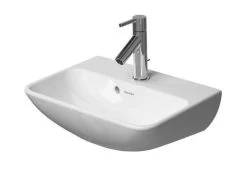 Duravit ME By Starck - Fontein 450x320 Mm, Met Overloop, Met Kraangat, WonderGliss, Wit 07194500001
