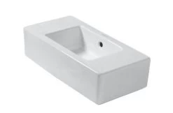 Duravit Vero - Fontein 500x250 Mm, Zonder Kraangat, Met WonderGliss, Alpine Wit 07035000001