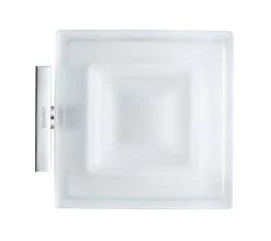 Duravit Karree - Zeepschaal Wandmontage, Chroom/matglas 0099521000