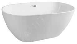 Aqualine Baden - Vrijstaand Bad 150x82 Cm, Wit E1850