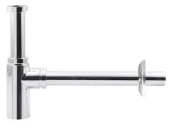 Aqualine Sifons - Wastafel Sifon Rond 5/4, Chroom CV1003