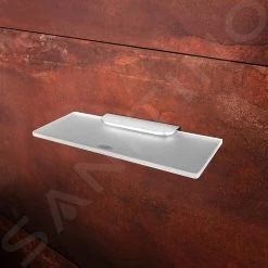 Nimco Nikau - Plank, Lengte 600 Mm, Mat Glas/chroom NK 30091B-60-26 -Thuis Badkamer Verkoop Winkel 5751873a337cd858ddaf0365