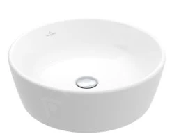 Villeroy & Boch Architectura - Opzetwastafel, Diameter 450 Mm, Zonder Overloop, Alpine Wit 5A254601