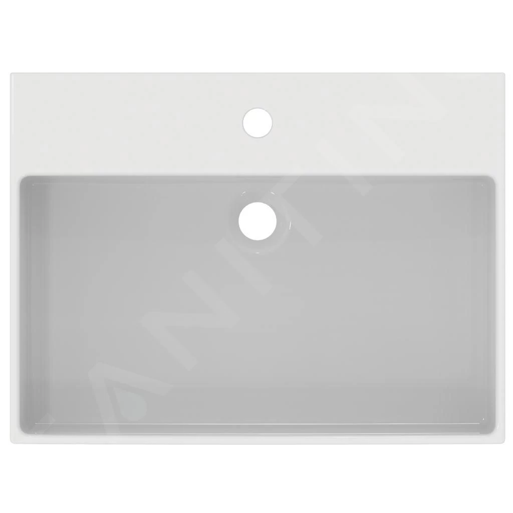 Ideal Standard Extra - Opbouw Wastafel 600x450 Mm, Met Overloop, Met Kraangat, Wit T388901 4 Ideal Standard Extra - Opbouw Wastafel 600x450 Mm, Met Overloop, Met Kraangat, Wit T388901 - Afbeelding 4