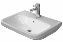 Duravit DuraStyle - Wastafel 600x440 Mm, 1 Kraangat, Met WonderGliss, Wit 23196000001