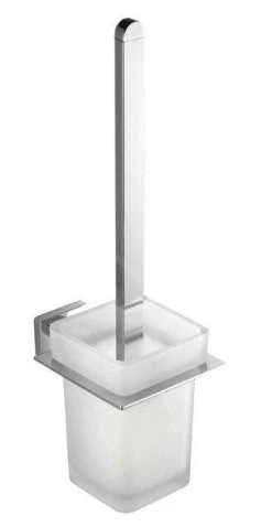 Aqualine Apollo - Wand Wc-borstelhouder, Melkglas 1416-08