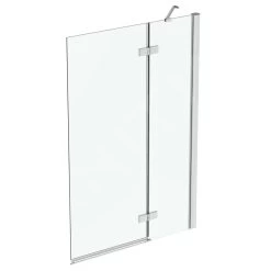 Ideal Standard I.Life - Badscherm, Tweedelig, 1000 Mm, Rechts, Silver Bright/helder Glas T4886EO