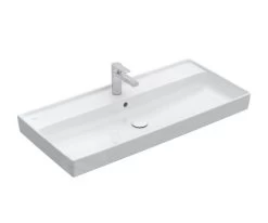 Villeroy & Boch Collaro - Meubelwastafel 1000x470 Mm, Met Overloop, Kraangat, Alpine Wit 4A33A501