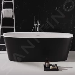 Ideal Standard Dea - Vrijstaand Bad 1700x750 Mm, Mat Wit/mat Zwart K8720V3 -Thuis Badkamer Verkoop Winkel d84b05d77ff4b97d2a48907b