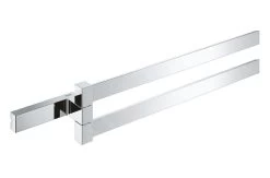 Grohe Selection Cube - 2-lids Handdoekhouder, Chroom 40768000