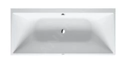 Duravit DuraSquare - Bad 1800x800 Mm, Rechts, Met Paneel, DuraSolid, Wit 700428000000000